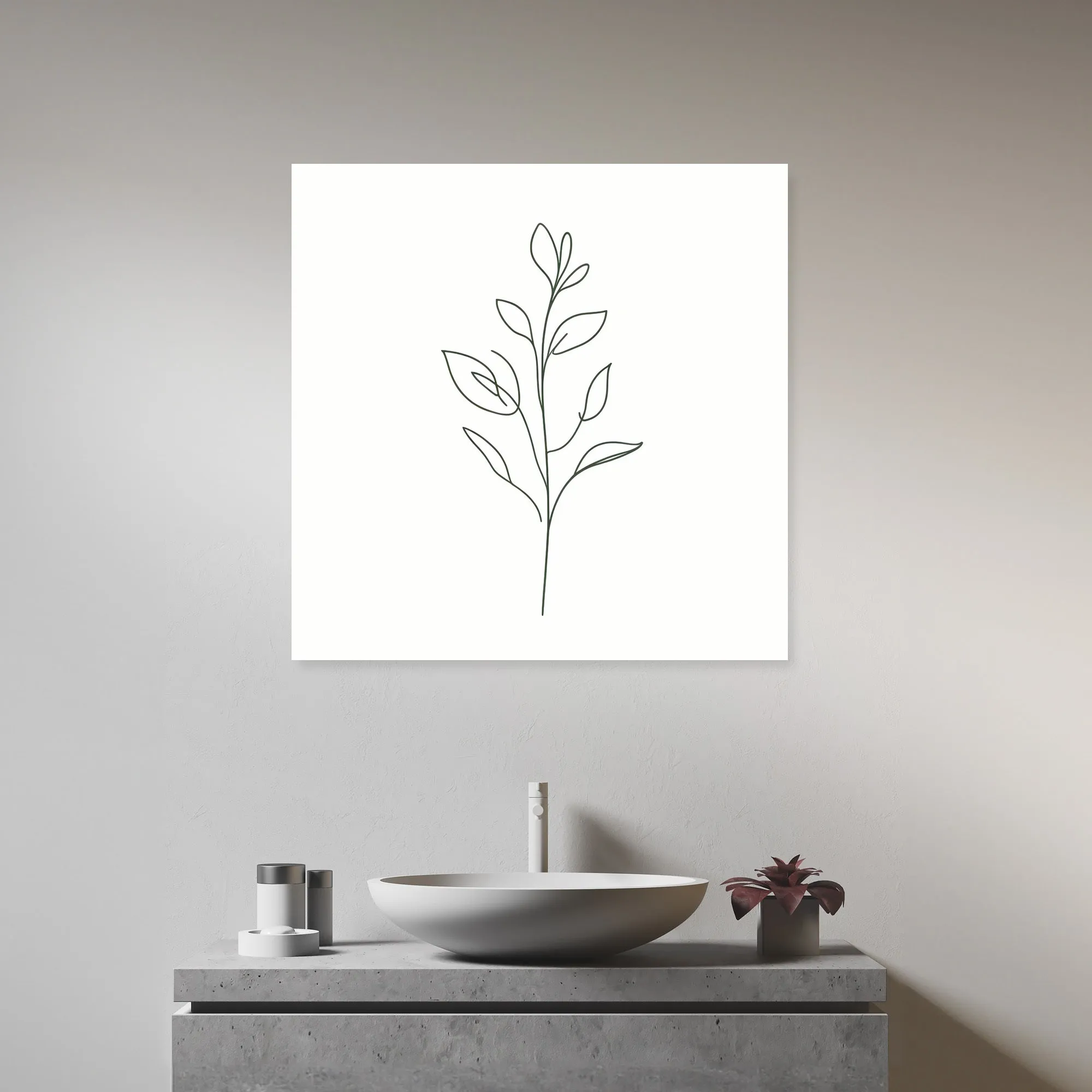 Elegant Stem Canvas