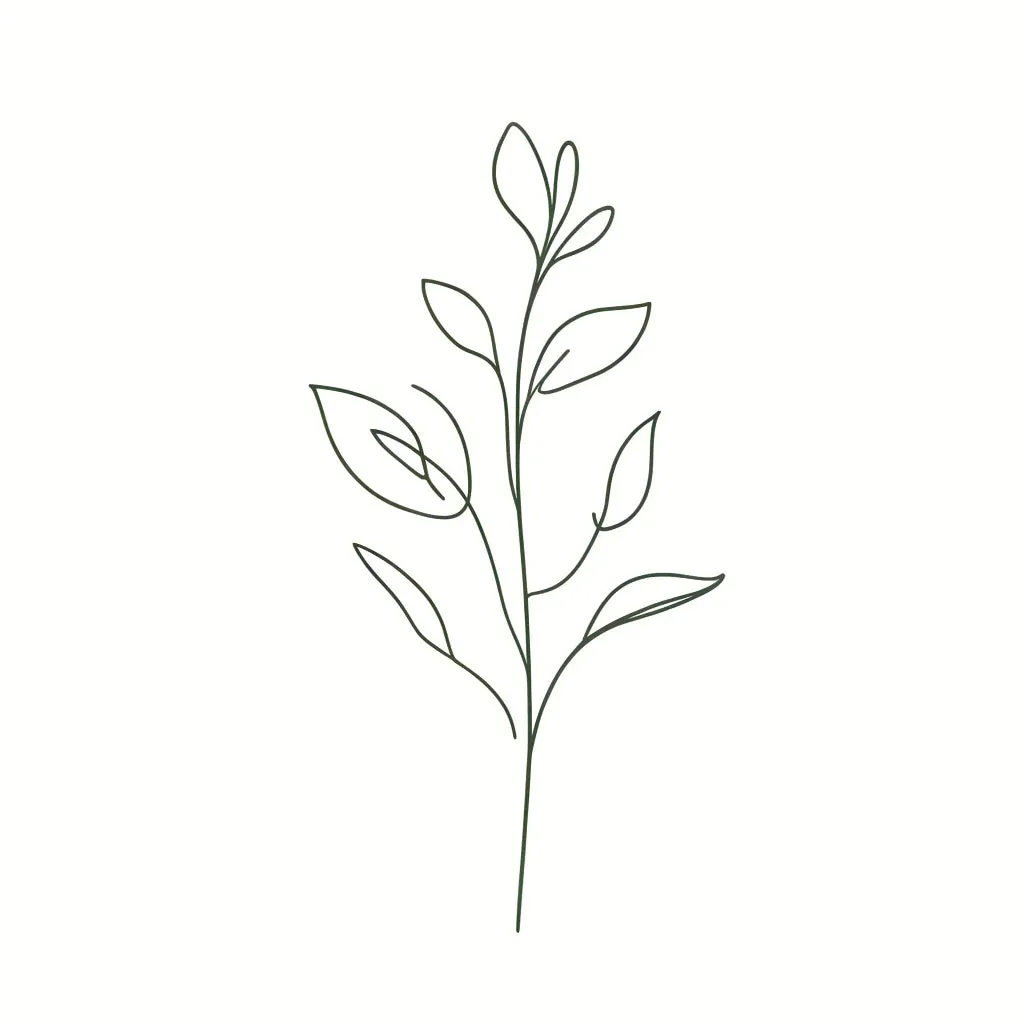 Elegant Stem Canvas