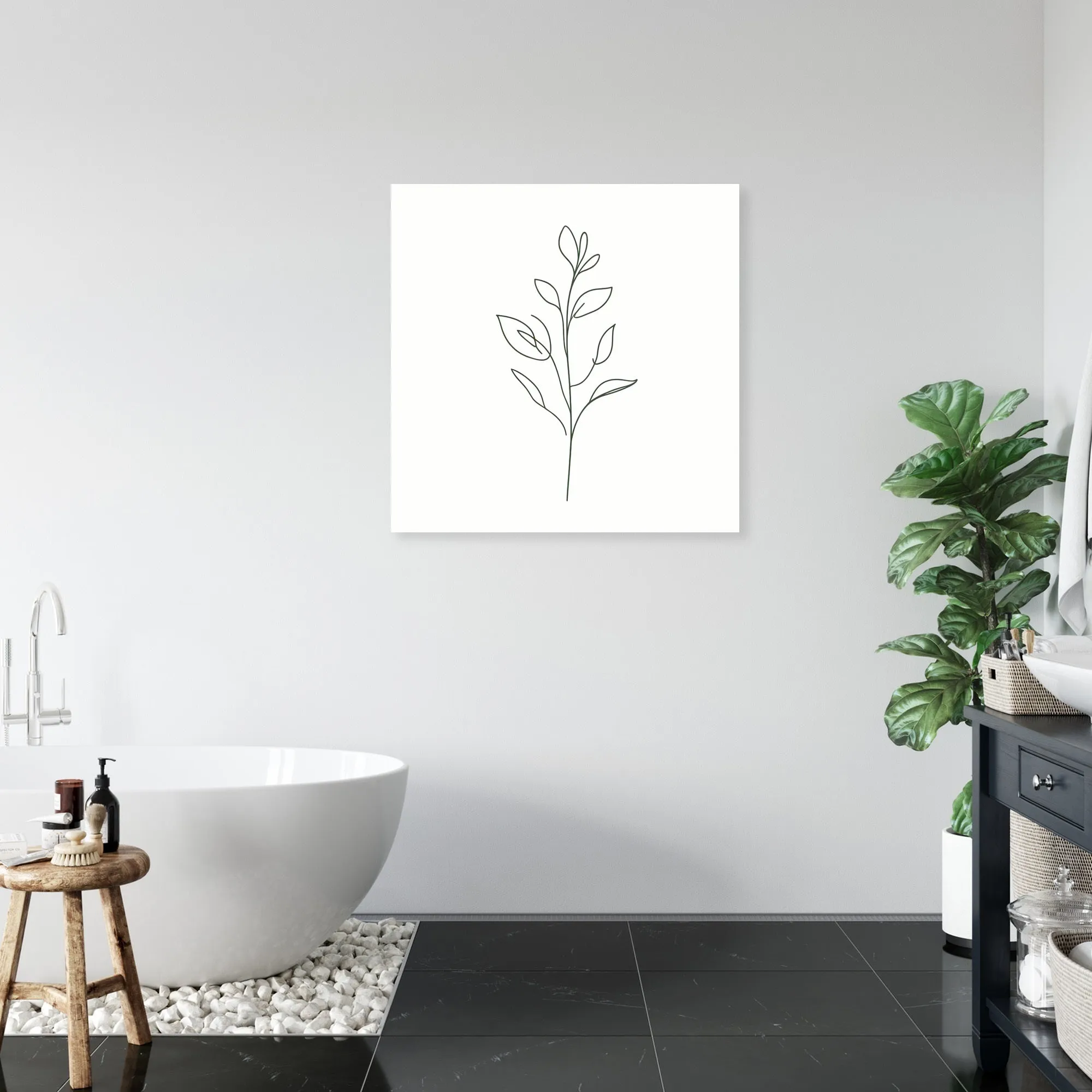 Elegant Stem Canvas