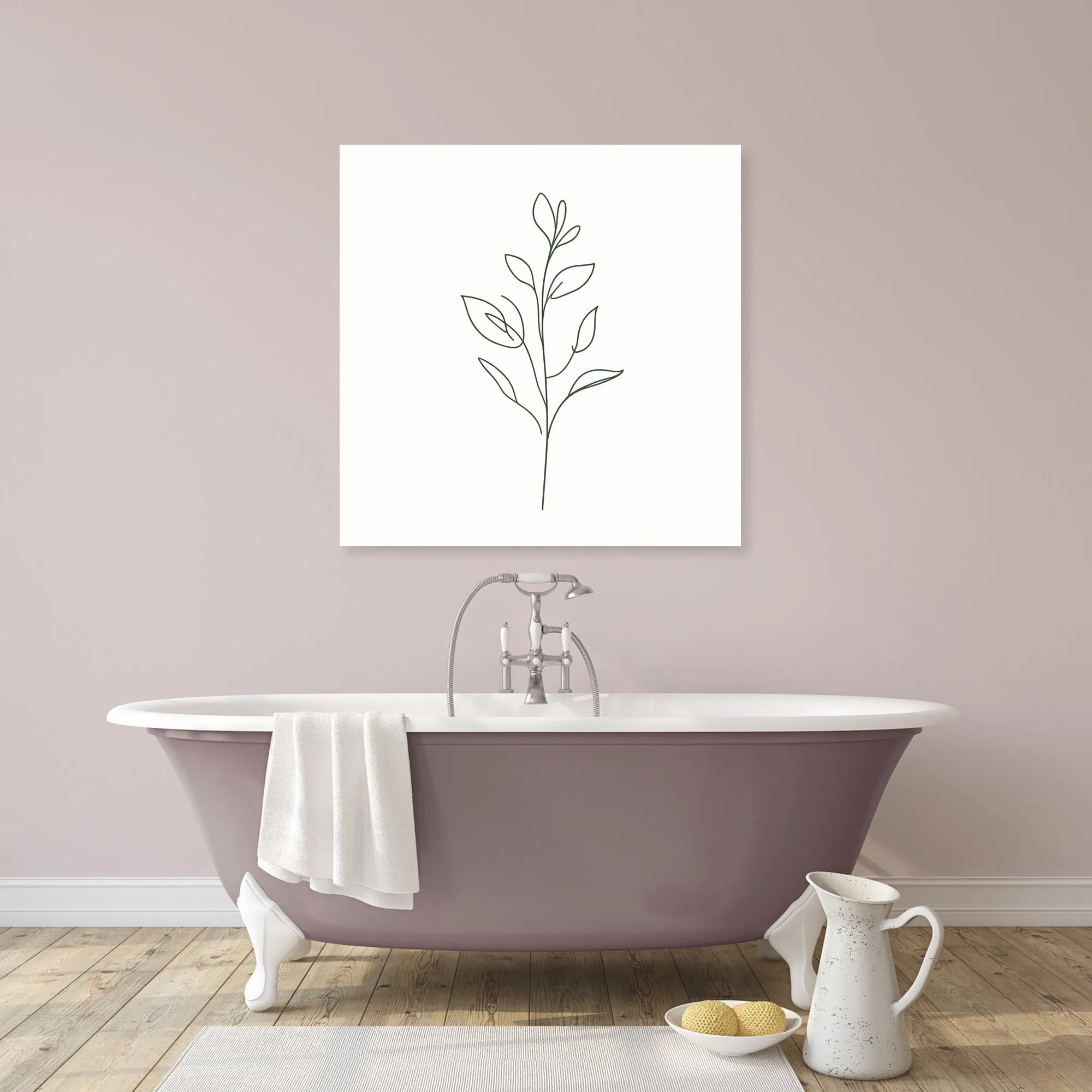 Elegant Stem Canvas