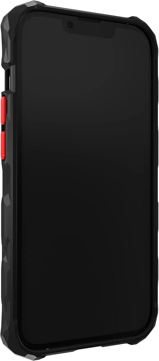 Element Case Special Ops for iPhone 14 Pro Max (6.7") - Aggressively Rugged, Lightweight, and Mil-Spec Drop Tested - Clear/Black - (EMT-322-262FT-02)