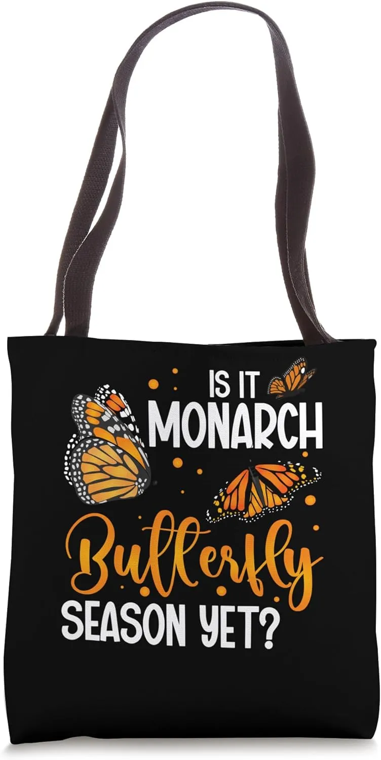 Entomology Insect Milkweed Plant Monarch Butterfly Season Tote Bag