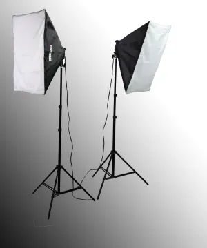 ePhoto Photography Studio Video Lighting Chromakey Green Black White Screen 3 Muslin Backdrops Lighting Kit Background Support Kit by ePhotoInc H9004SB-69BWG
