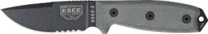 ESEE3 Serrated Edge w Black Blade