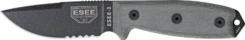 ESEE3 Serrated Edge w Black Blade