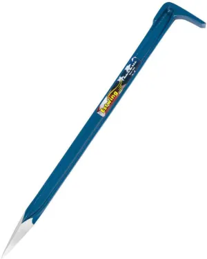 EstWing GP-18 Gad Pry Bar, 18" Forged Geological Tool w Pointed Tip & Chisel End