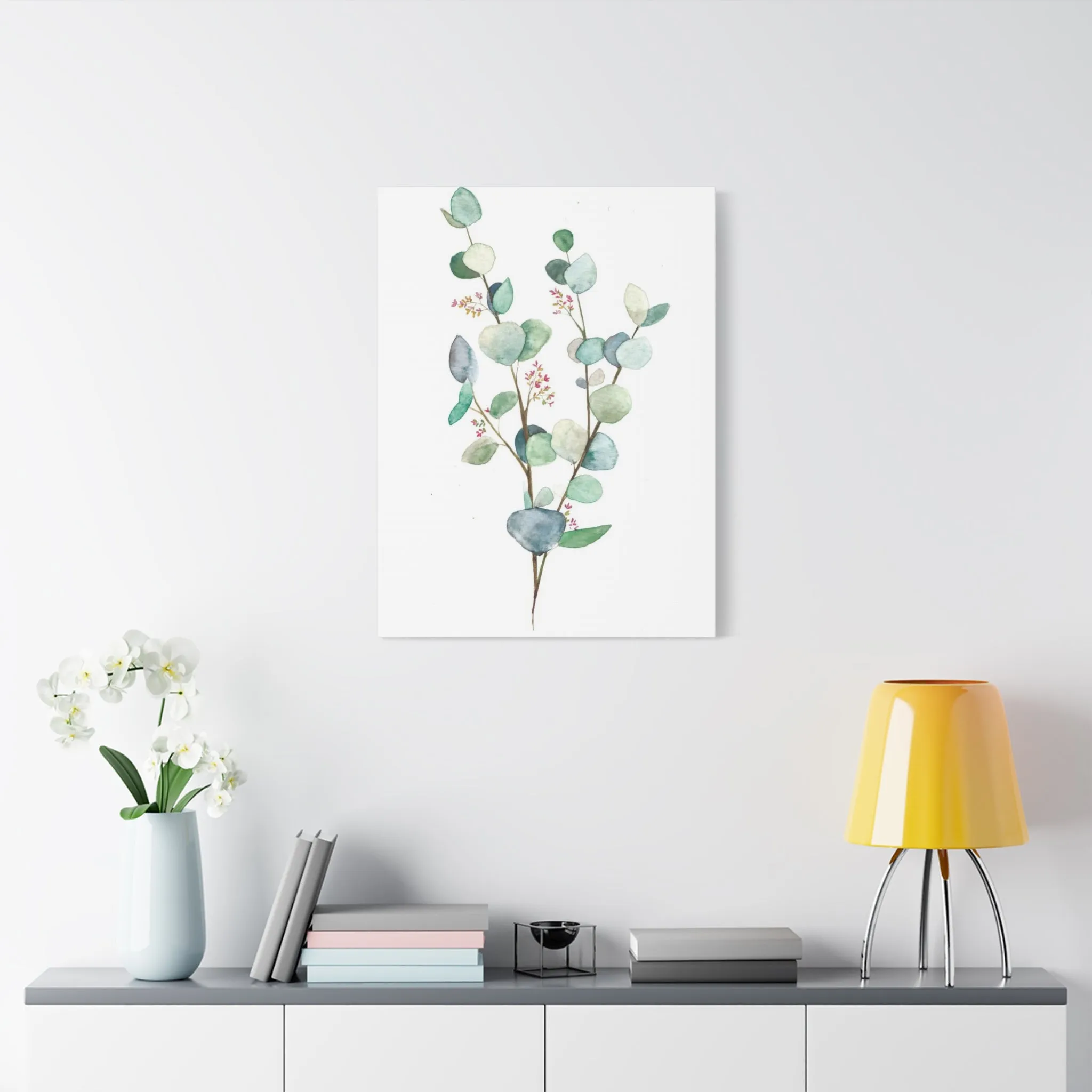 Eucalyptus Plant Light 2 Wall Art & Canvas Prints