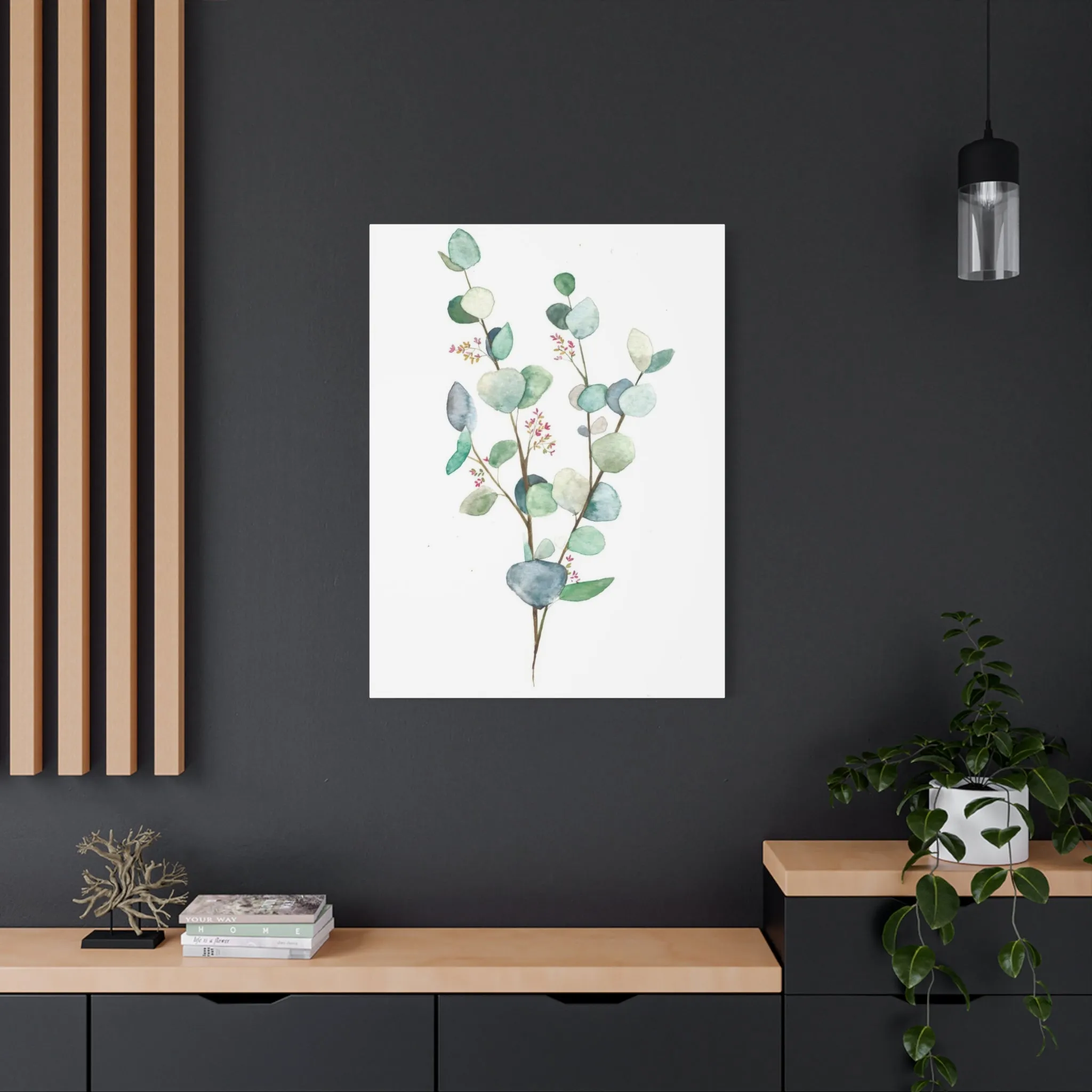Eucalyptus Plant Light 2 Wall Art & Canvas Prints