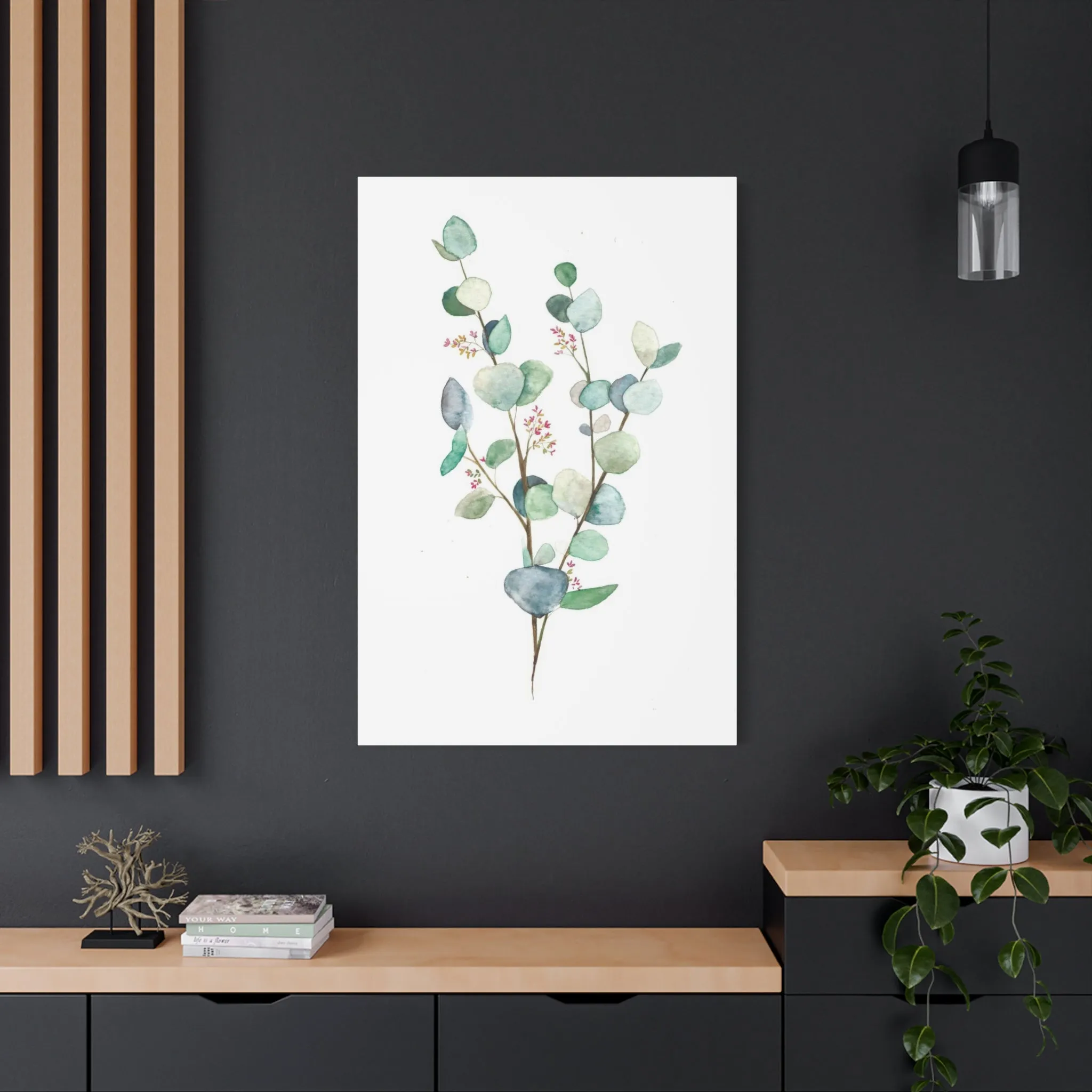 Eucalyptus Plant Light 2 Wall Art & Canvas Prints