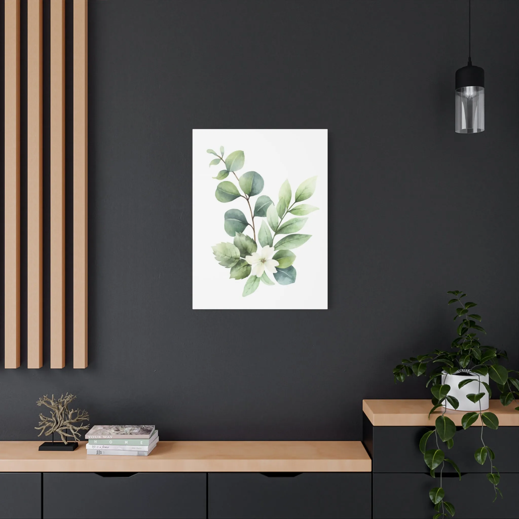Eucalyptus Plant Light Wall Art & Canvas Prints