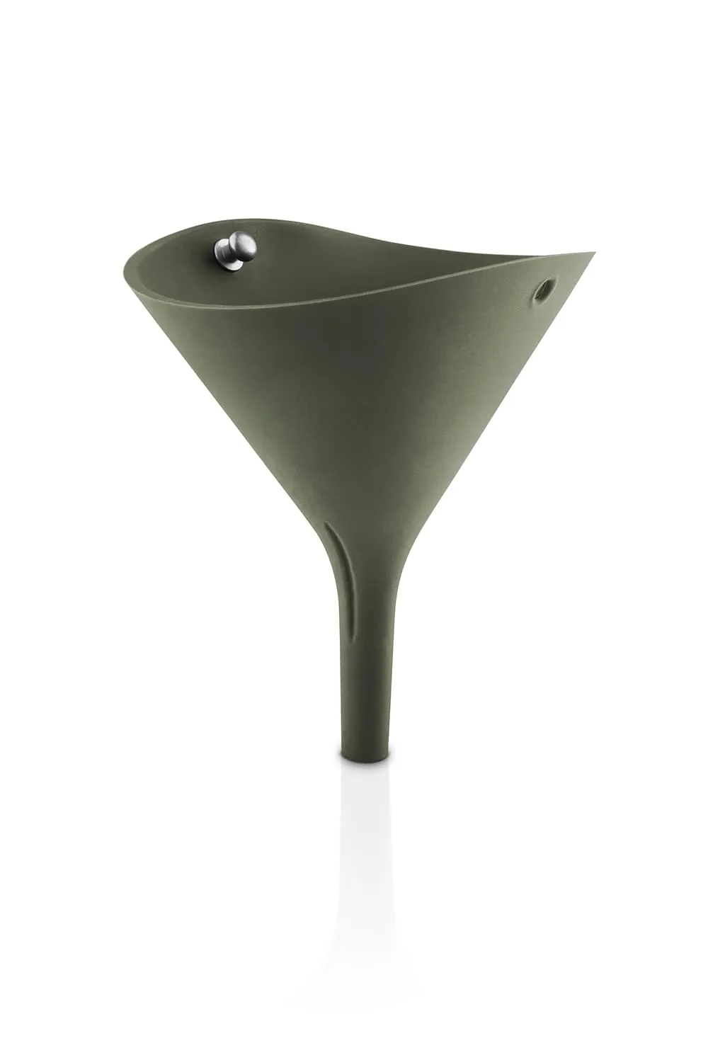 EVA SOLO | Green Tools Folding Funnel | Save Space in Your Kitchen Drawer with The Foldable Funnel | Danish Design & Functionality | Green