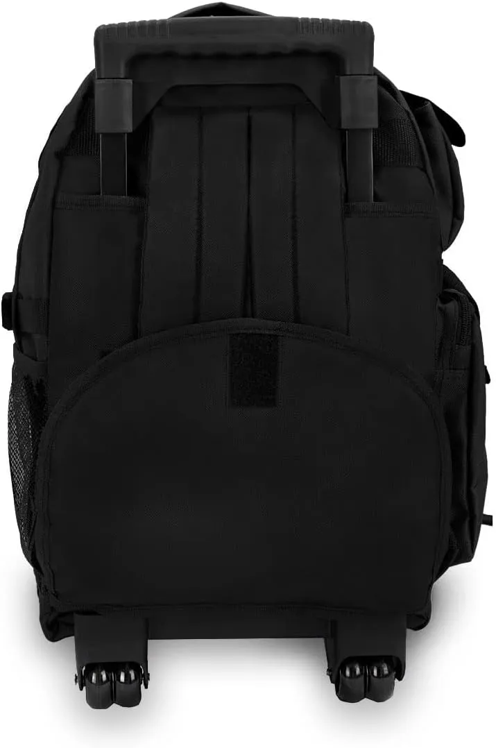 Everest Deluxe Wheeled Backpack, Khaki, One Size