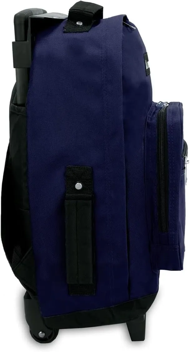 Everest Wheeled Backpack - Standard, Navy, One Size