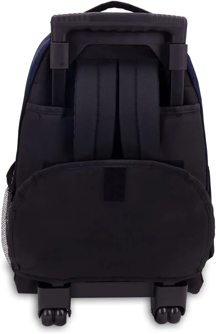 Everest Wheeled Backpack - Standard, Navy, One Size