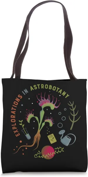 Explorations in Astrobotany: Space Plant Science Design Tote Bag