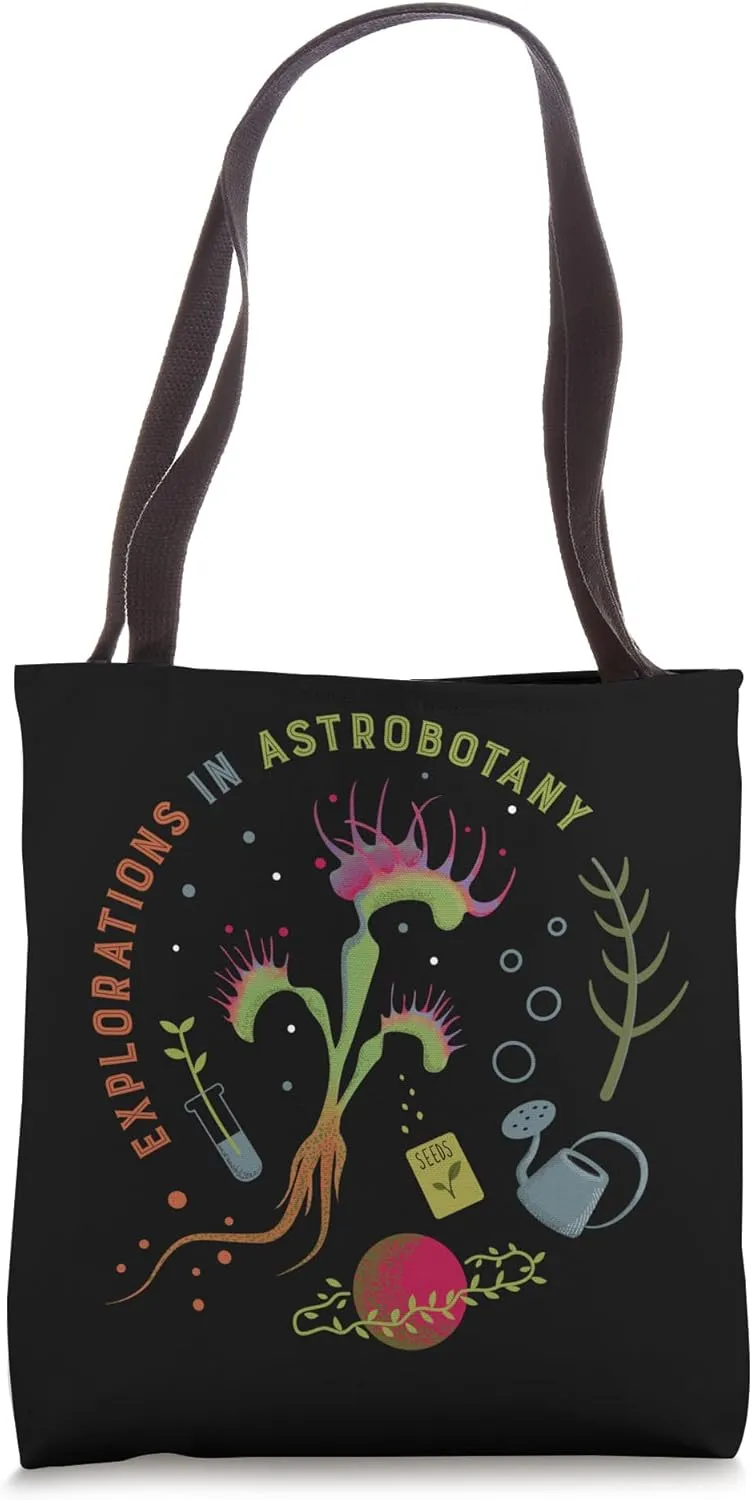 Explorations in Astrobotany: Space Plant Science Design Tote Bag