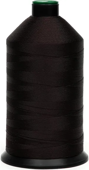 Extra Strong Bonded Nylon Thread #69 Tex70 – 16 OZ, 6000yds, Versatile Stitching Solution for Leather, Upholstery, Canvas Repair and More (Dark Brown)