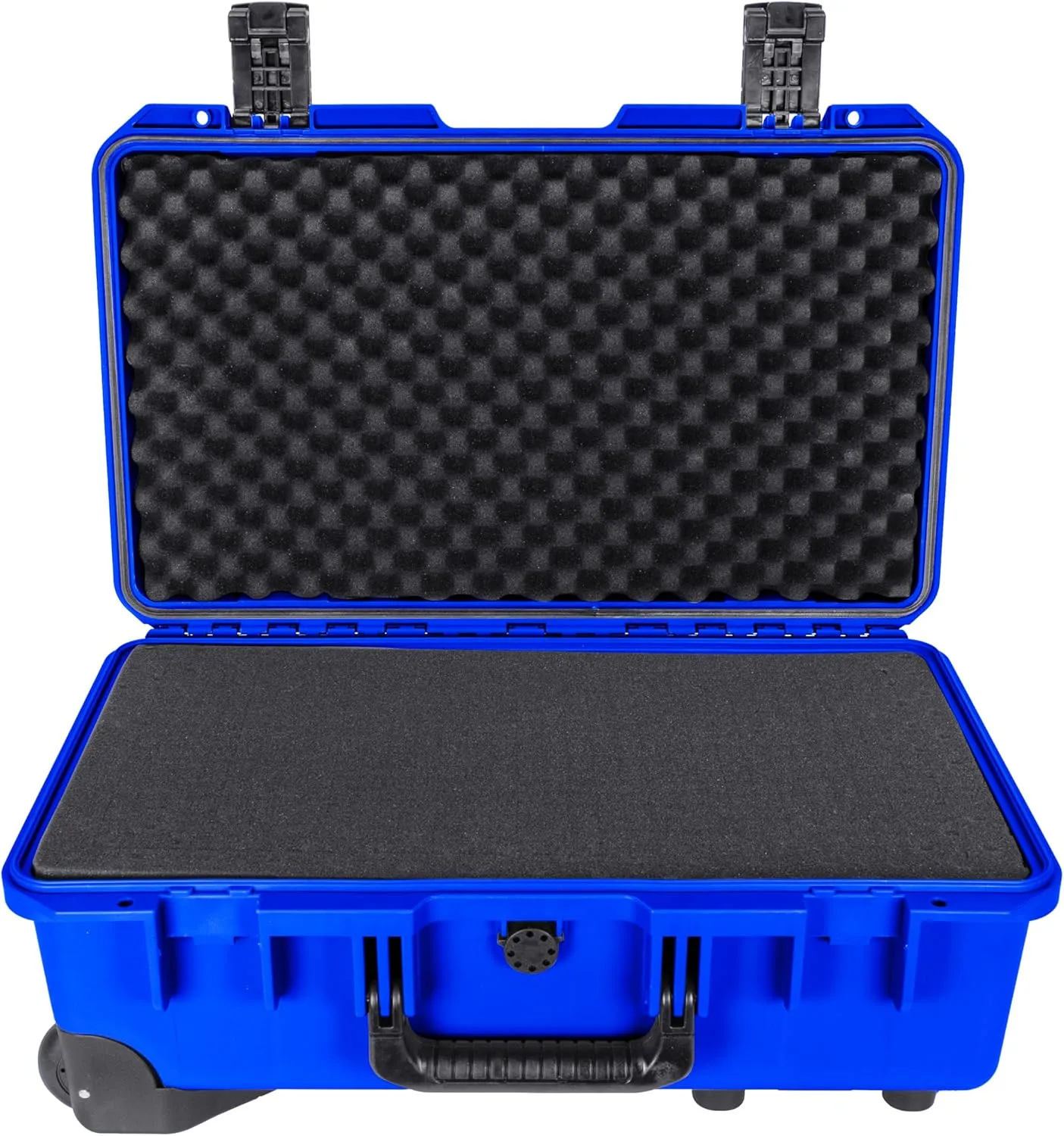 Eylar 22 Inch Intact Premium Series Hard Rolling Carry-On Travel Case, Lightweight and Durable Design with Foam (Blue)