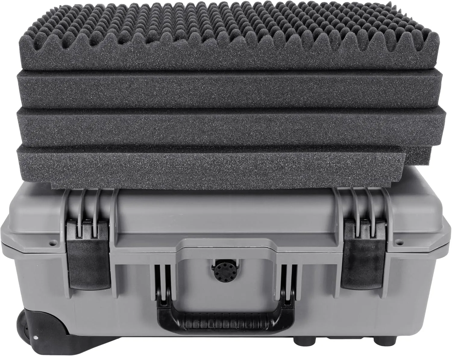 Eylar 22 Inch Intact Premium Series Hard Rolling Carry-On Travel Case, Lightweight and Durable Design with Foam (Gray)