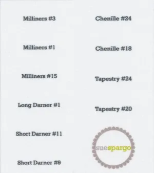 Fabric Printed Needle Labels