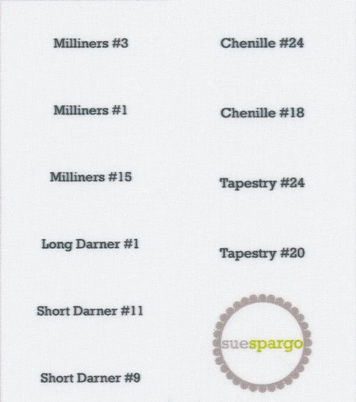 Fabric Printed Needle Labels
