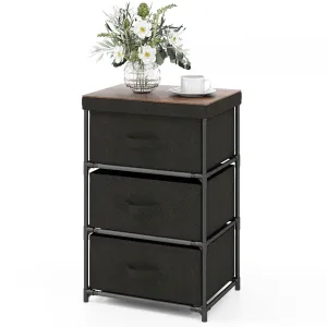 Fabric Storage Organizer Tower Unit with Removable Lid