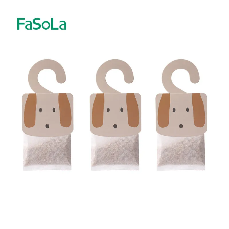 Fasola Clothing Sachets - Warm Puppy Design, 3-Pack
