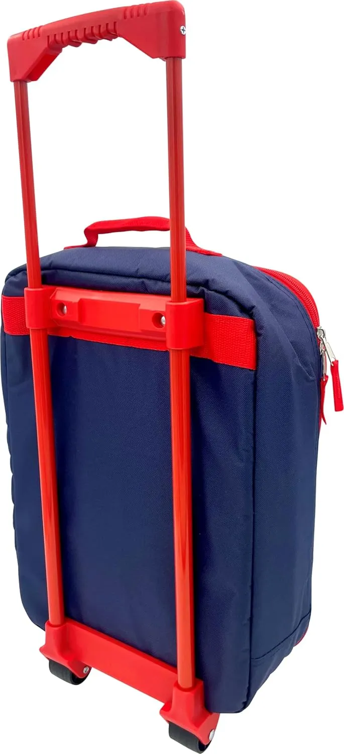 Fast Forward Kid's License 16" Soft Side Wheeled Pilot Case- Rolling Luggage (Spider-Man 2)