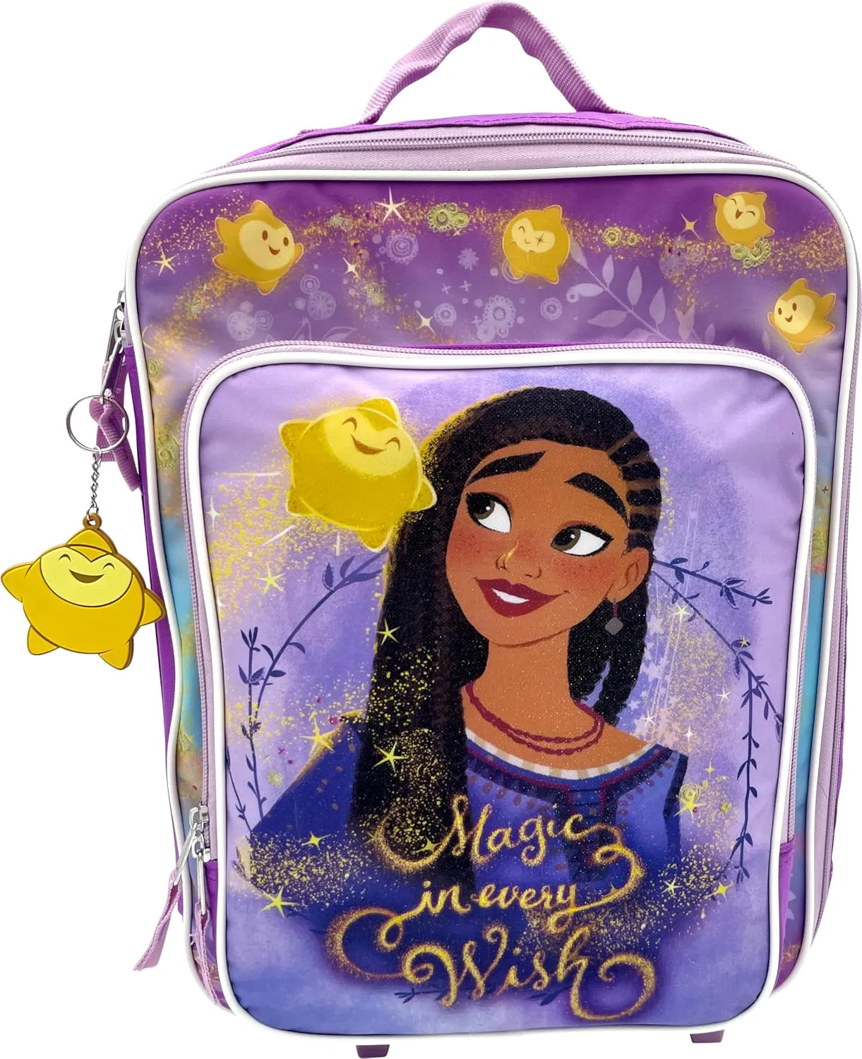 Fast Forward Kid's License 16" Soft Side Wheeled Pilot Case- Rolling Luggage (Wish)