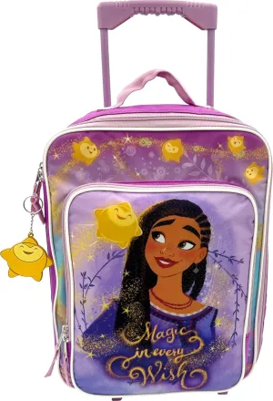 Fast Forward Kid's License 16" Soft Side Wheeled Pilot Case- Rolling Luggage (Wish)