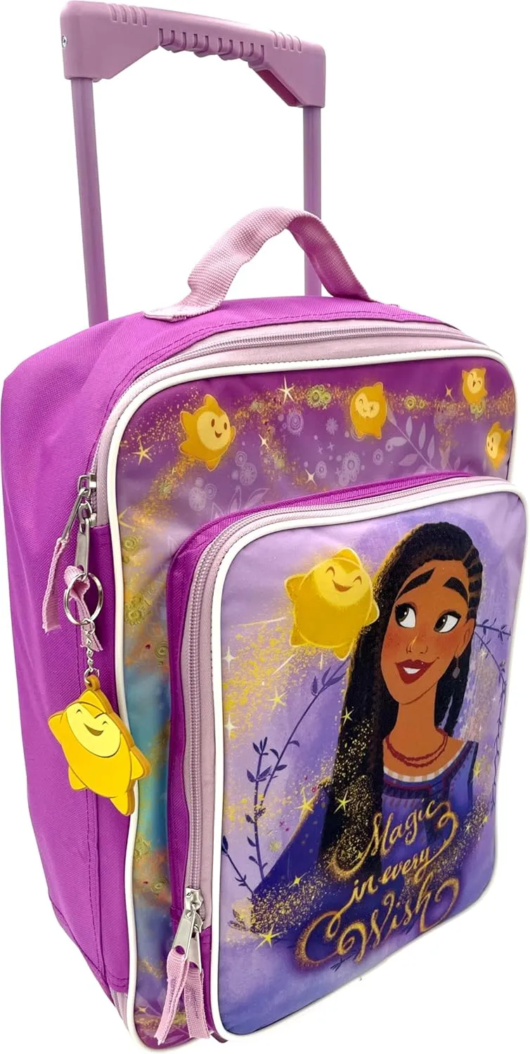 Fast Forward Kid's License 16" Soft Side Wheeled Pilot Case- Rolling Luggage (Wish)