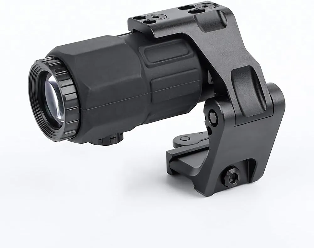 Fast FTC ET Omni G33 G43 Magnifier Mount, Scope Fast Slide QD Flip Scope Mount Metal Riser Mount Base for 20mm Picatinny Weaver Rail