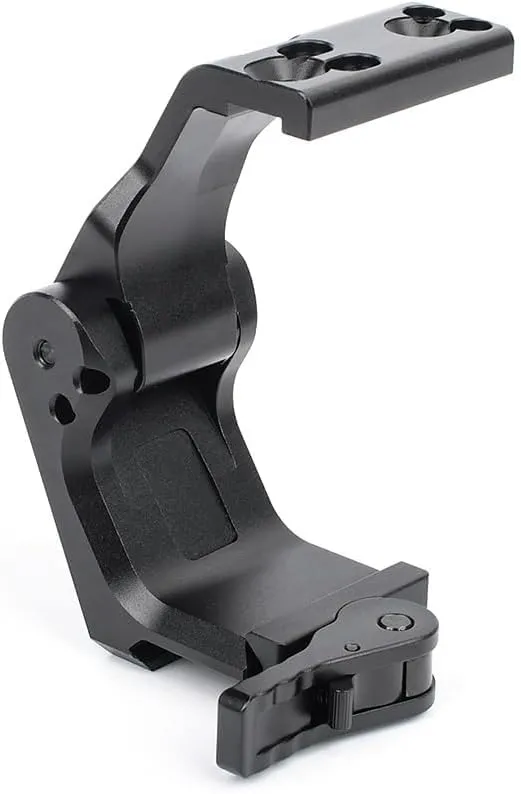 Fast FTC ET Omni G33 G43 Magnifier Mount, Scope Fast Slide QD Flip Scope Mount Metal Riser Mount Base for 20mm Picatinny Weaver Rail