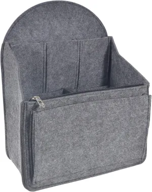 Felt Backpack Organizer Insert,Purse Organizer for Men Women Backpack Rucksack Handbag Shoulder Bag(Gray,Small)