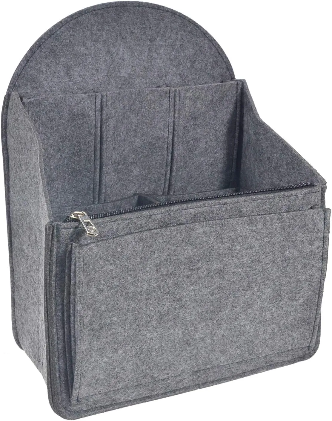 Felt Backpack Organizer Insert,Purse Organizer for Men Women Backpack Rucksack Handbag Shoulder Bag(Gray,Small)