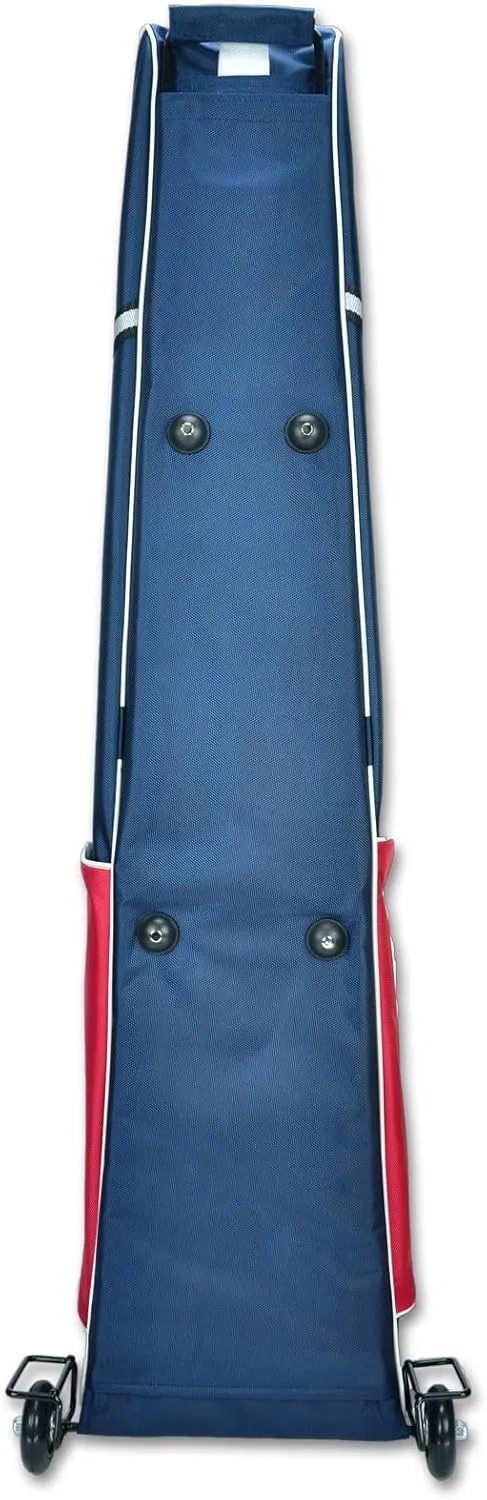 Fencing Bag with Wheels - Draw-bar Rolling Fencing Bag - Fencing Bags with Integrated Plate and Wheels