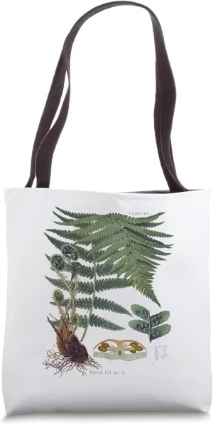 Fern Botanical Plant Botany Tote Bag