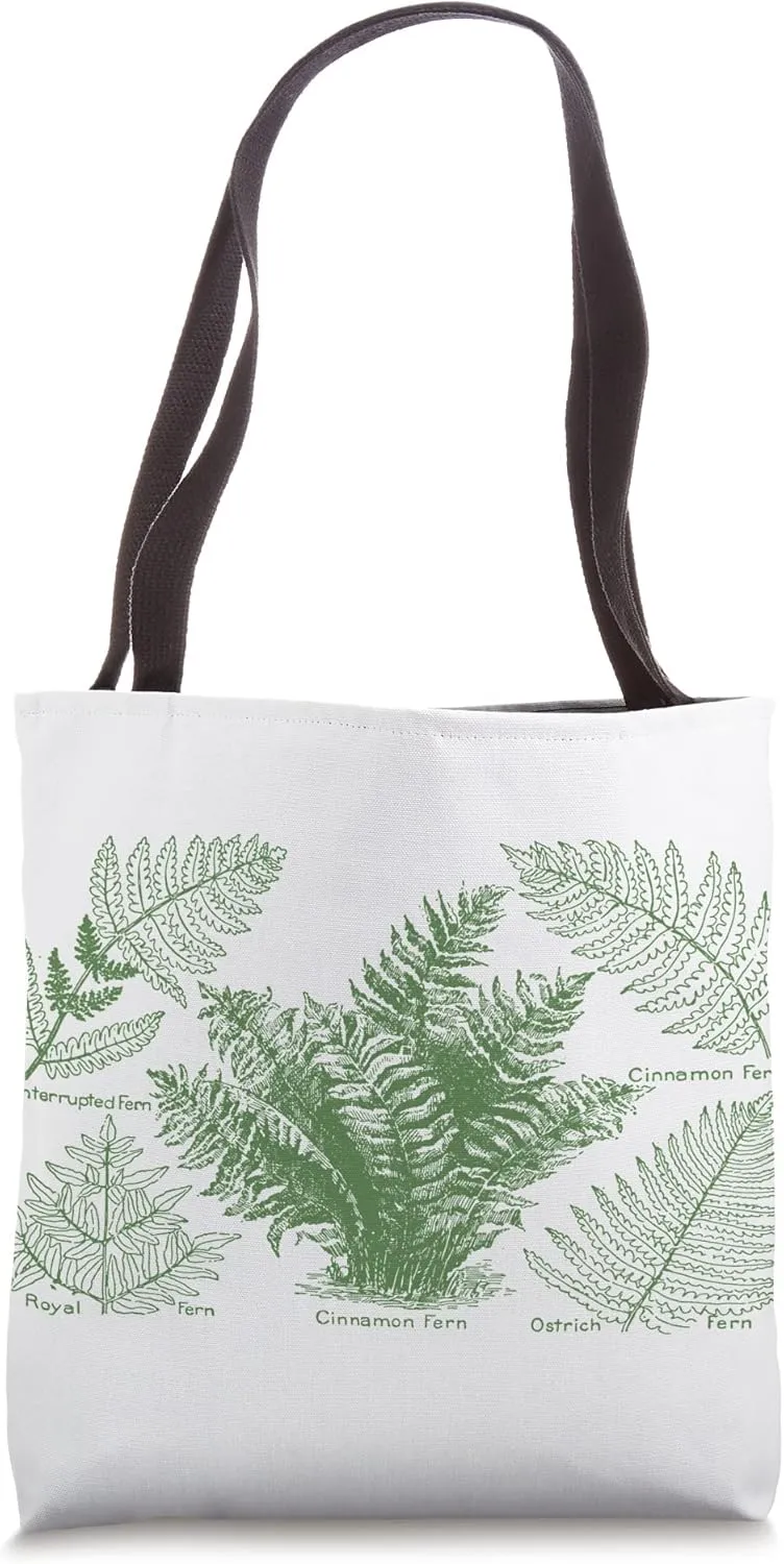 Fern Botanical Plant Botany Tote Bag