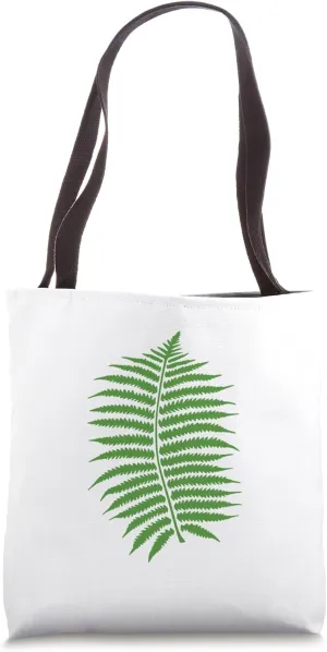 Fern Plant Leaf Tote Bag
