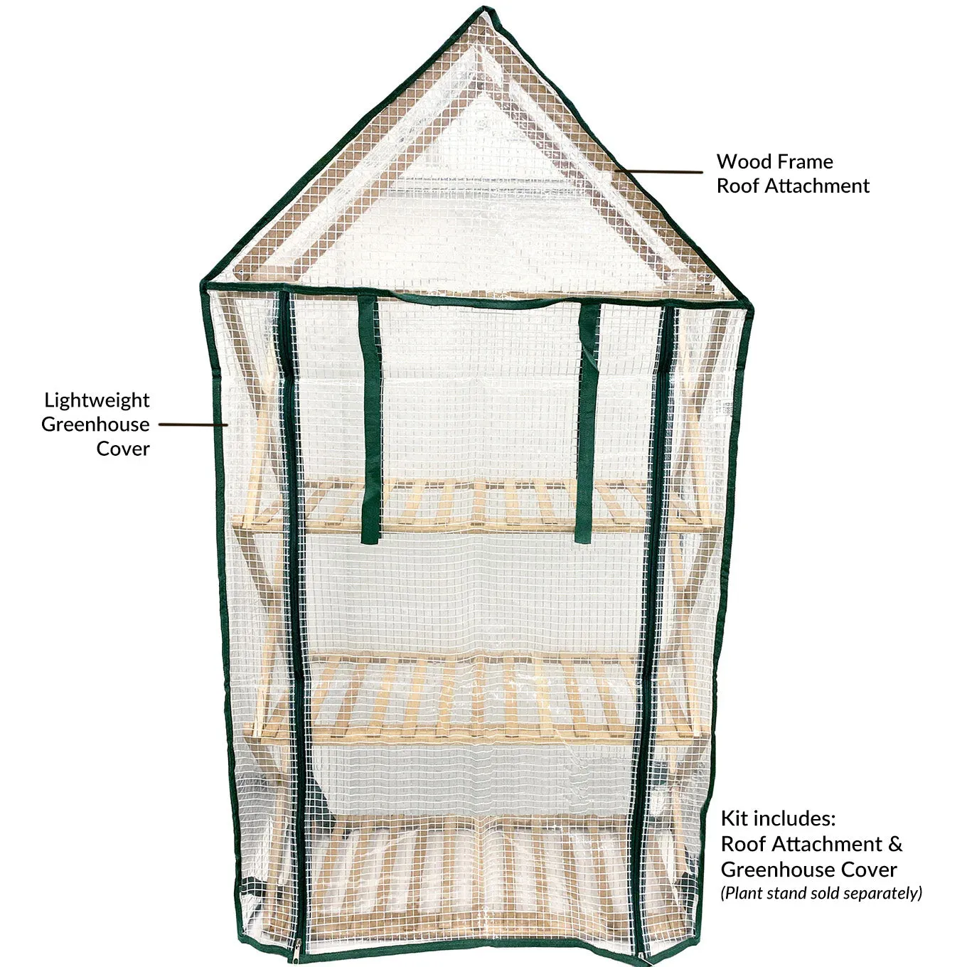 Ferry-Morse Greenhouse Cover with Roof Attachment