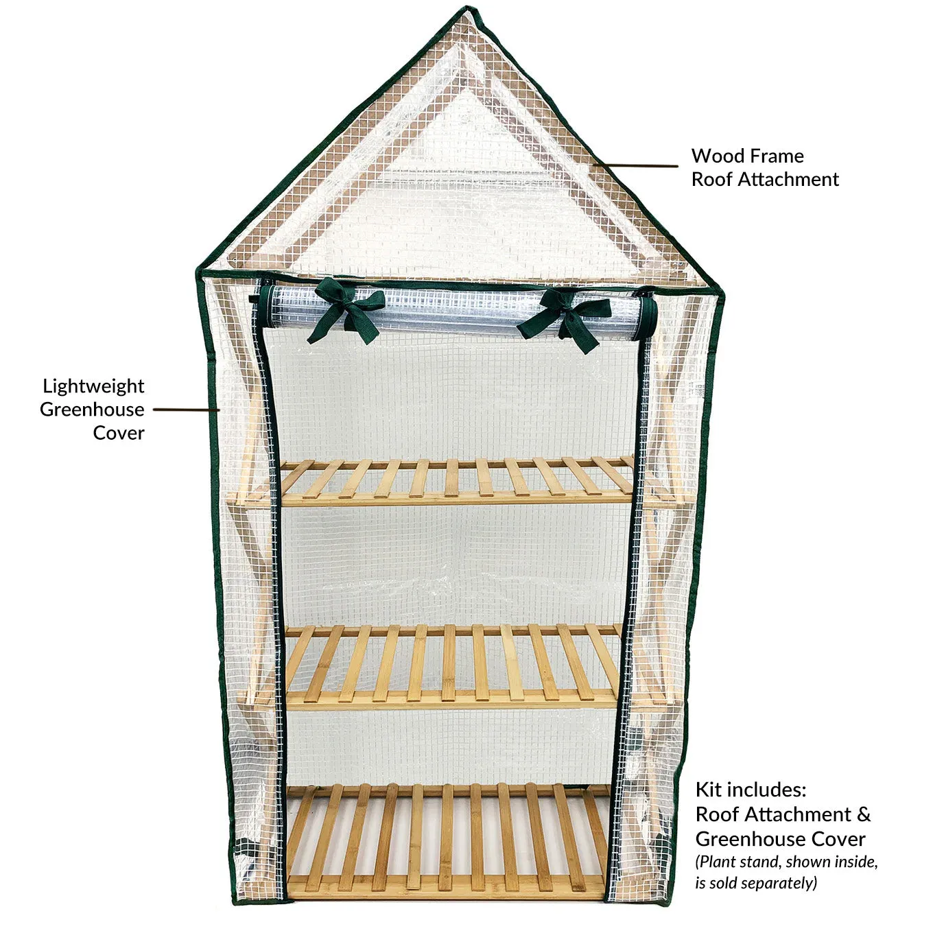 Ferry-Morse Greenhouse Cover with Roof Attachment
