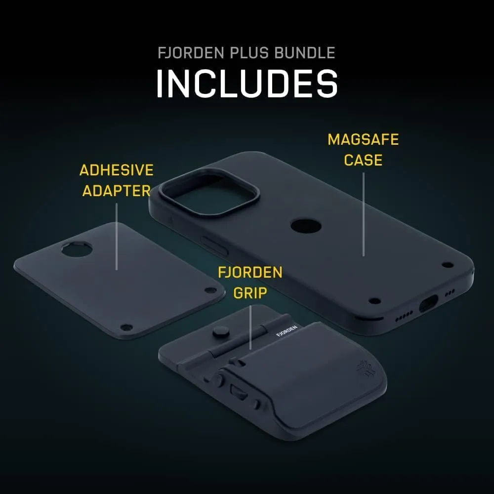FJORDEN Plus Bundle for iPhone 15 Pro Max - Includes Camera Grip Phone Case (MagSafe Compatible) - Shoot Like A Pro with Your iPhone