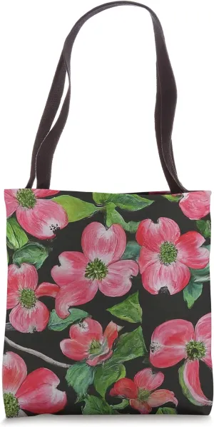 Florists: Dogwood Tree Pink Spring Plant Pattern Tote Bag