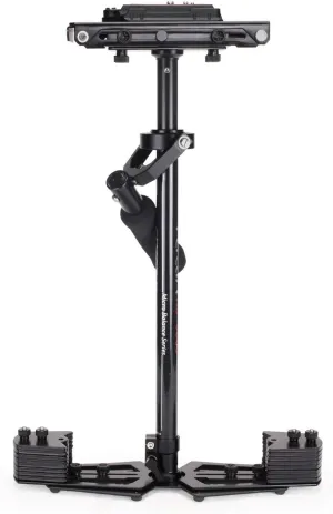 FLYCAM HD-5000 Telescopic Handheld Stabilizer for Video Cameras. Micro Balancing, Smooth Operations w 3-Axis Gimbal Handle, Expendable Base. Free Quick Release Plate & Table Clamp   Bag