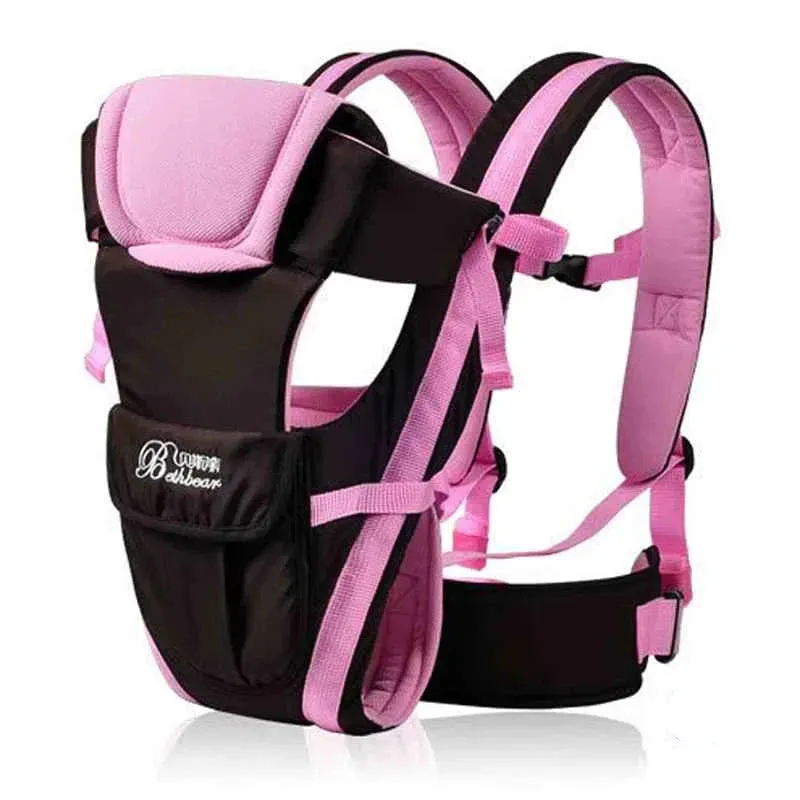 Foldable Baby Carrier Waist Stool With Storage Bag Kangaroo Shoulder