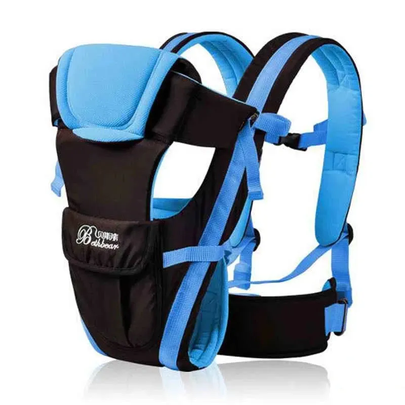 Foldable Baby Carrier Waist Stool With Storage Bag Kangaroo Shoulder