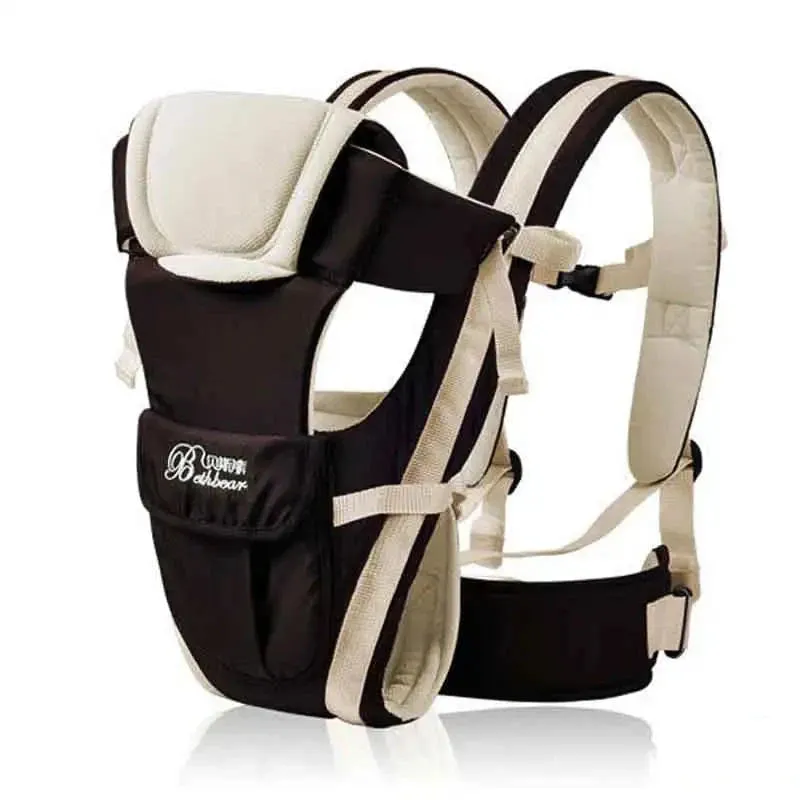 Foldable Baby Carrier Waist Stool With Storage Bag Kangaroo Shoulder