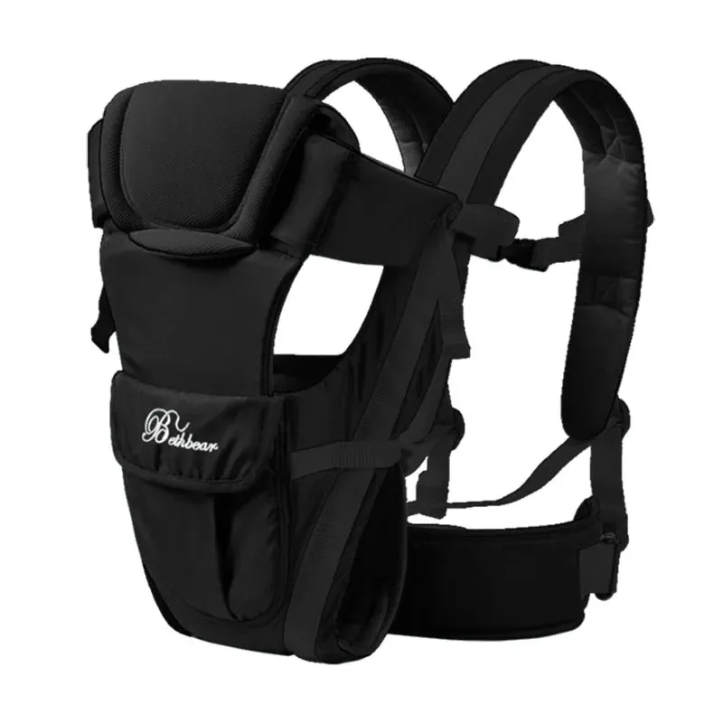 Foldable Baby Carrier Waist Stool With Storage Bag Kangaroo Shoulder