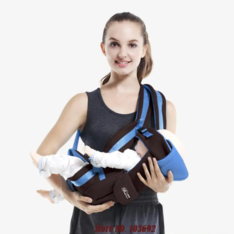 Foldable Baby Carrier Waist Stool With Storage Bag Kangaroo Shoulder