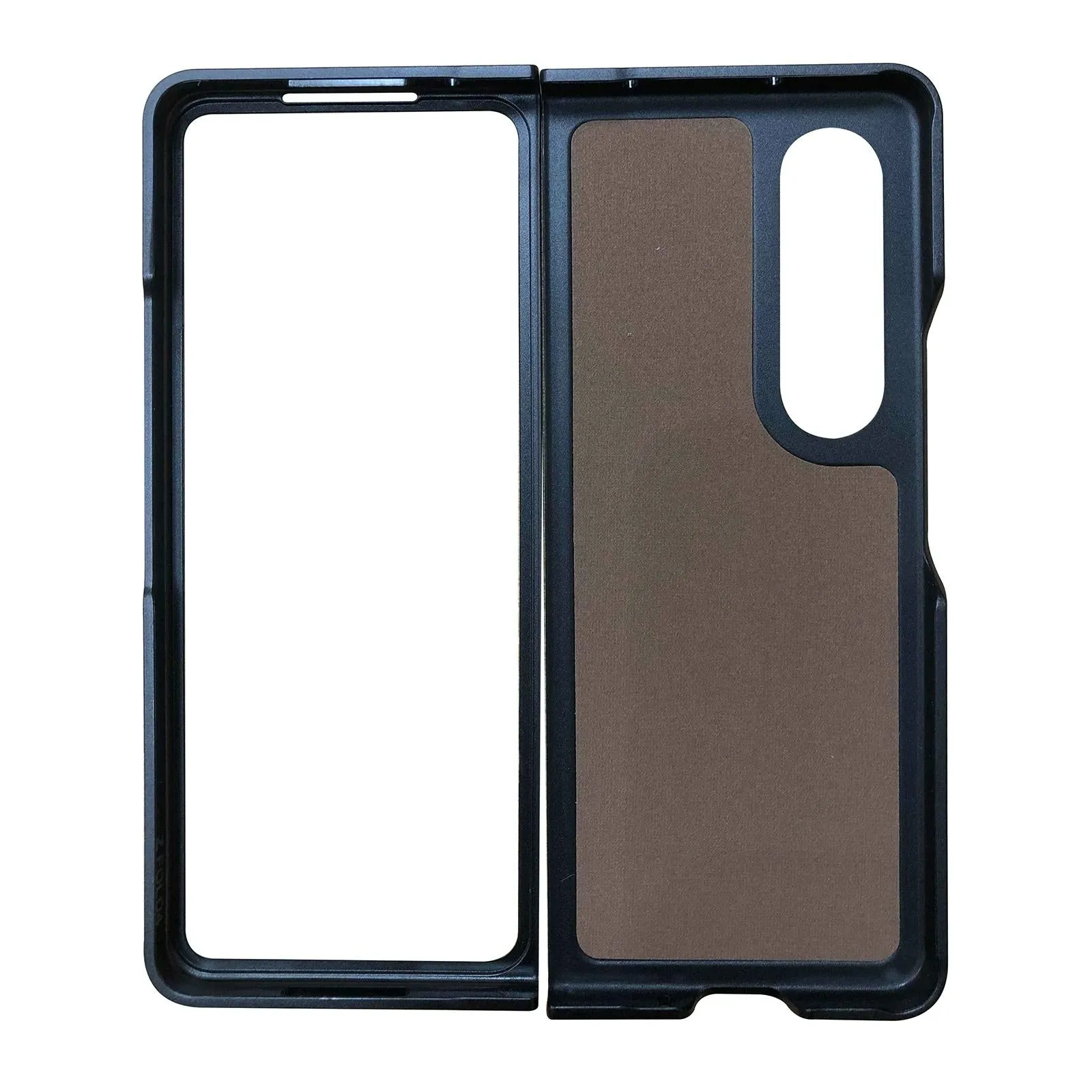 Foldable Crocodile Texture Phone Case - Pu Leather - White